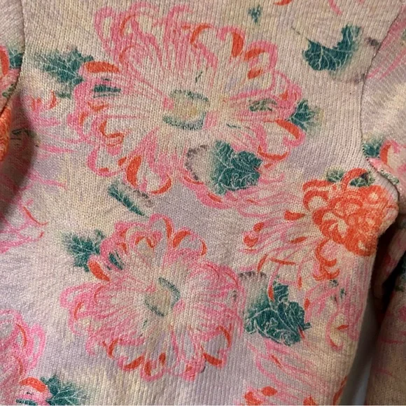 Floral Button Up Sweater - Picture 8 of 8